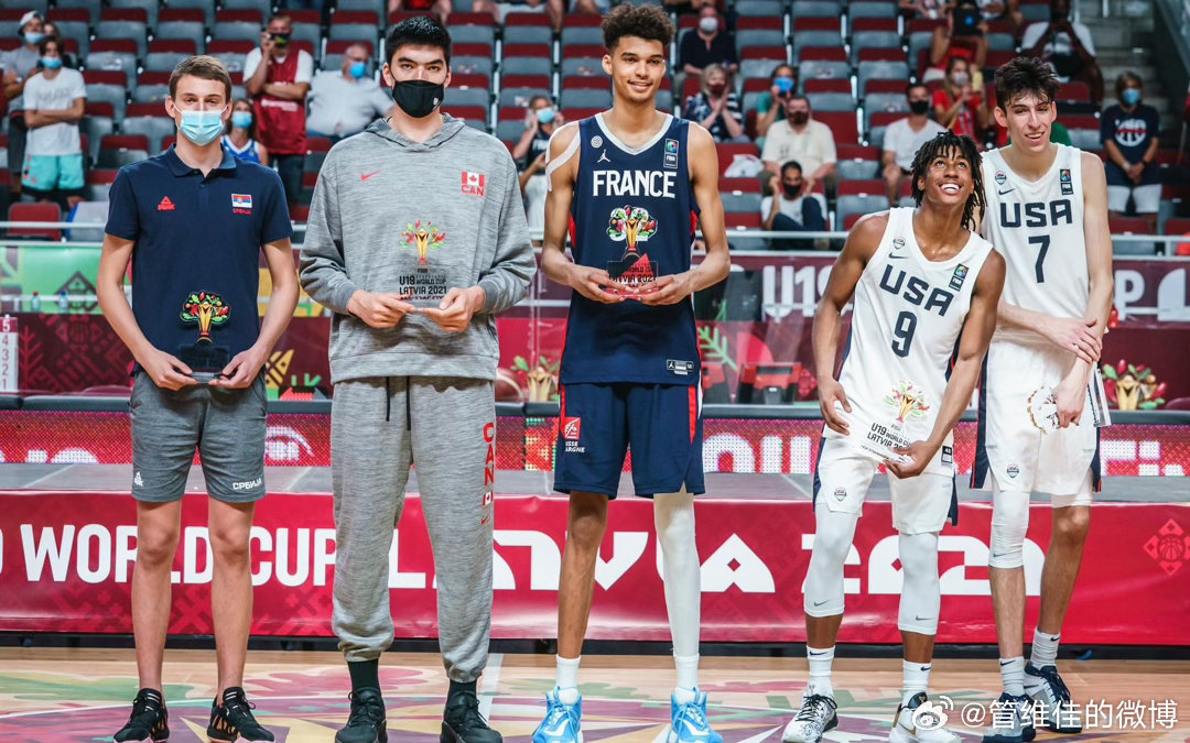 2021年u19男篮世界杯最佳阵容。他们之中，有人在竞争MVP，有人已经拿了冠军