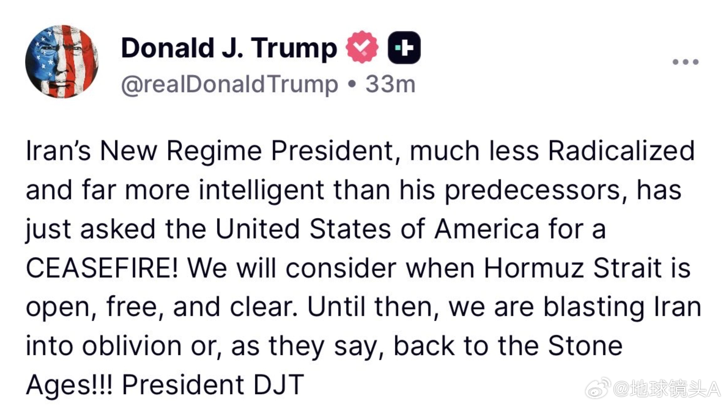 以色列决定报复法国 这个人精神状态有问题，没医院收治吗？昨日：霍尔木兹海峡保持封