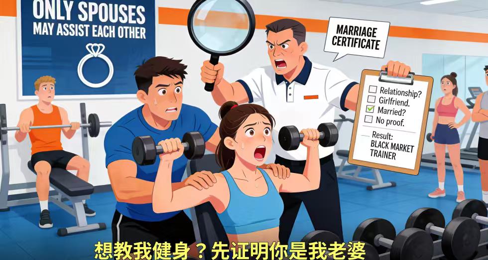 教女朋友健身，先亮结婚证？这家健身房的规定把网友气笑了
“你俩什么关系？结婚证拿