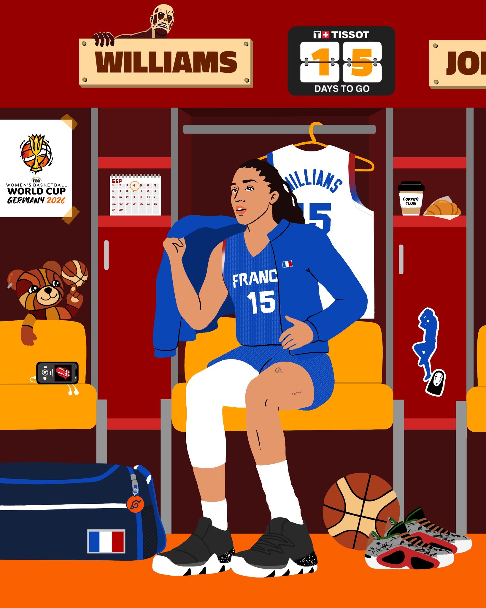 Gabby Williams in a French jersey? Hits 