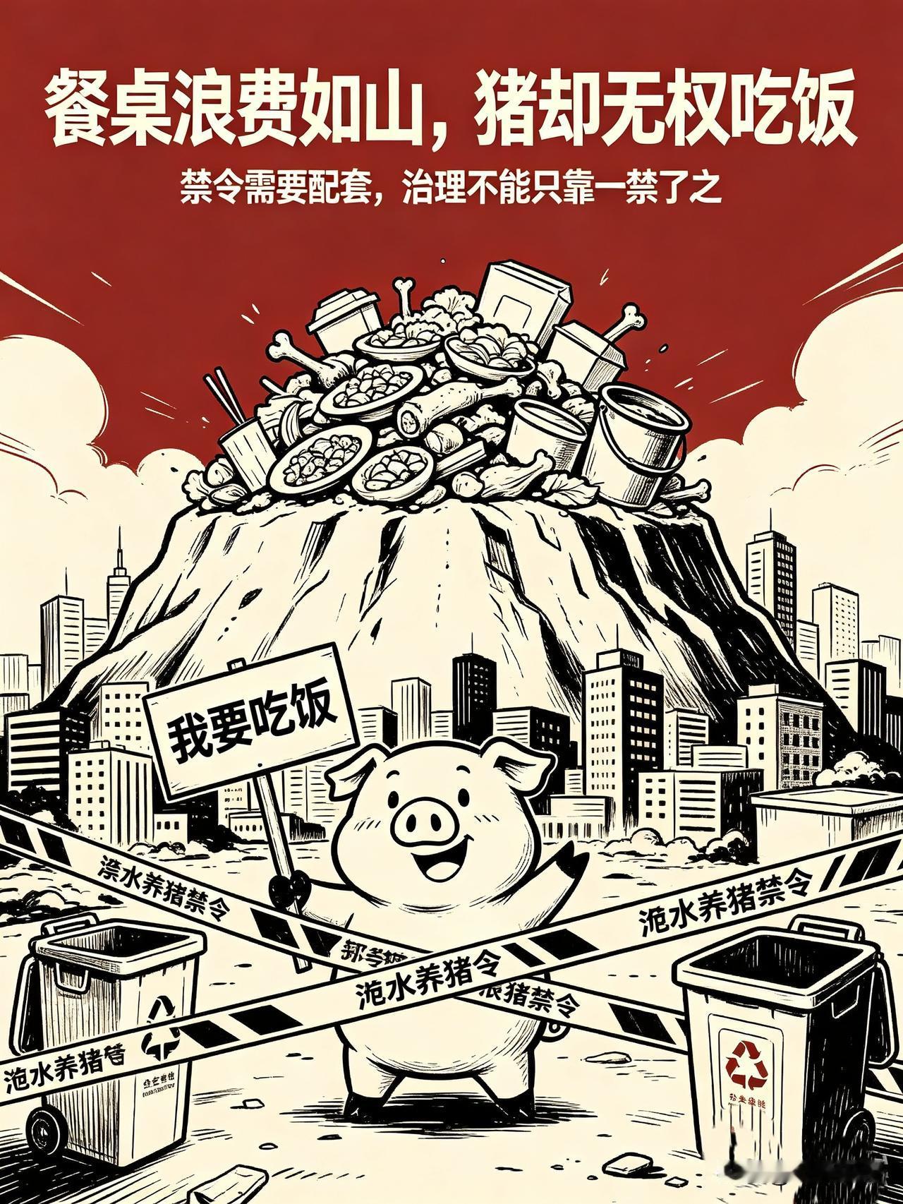 【猪“改善伙食”了，牛羊鸡鸭鹅呢】
“禁令”一出，猪纳闷了。
吃惯了原来的，突然
