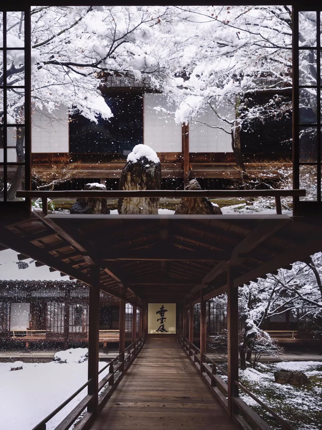 日本❄️来京都最古老禅宗寺庙听雪落下的声音
