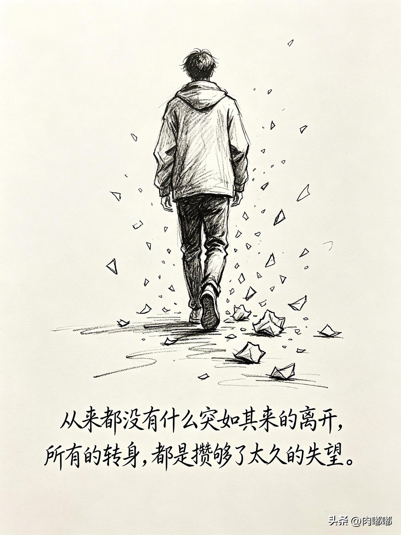 从来都没有什么突如其来的离开，所有的转身，都是攒够了太久的失望。[祈祷]很多夫妻