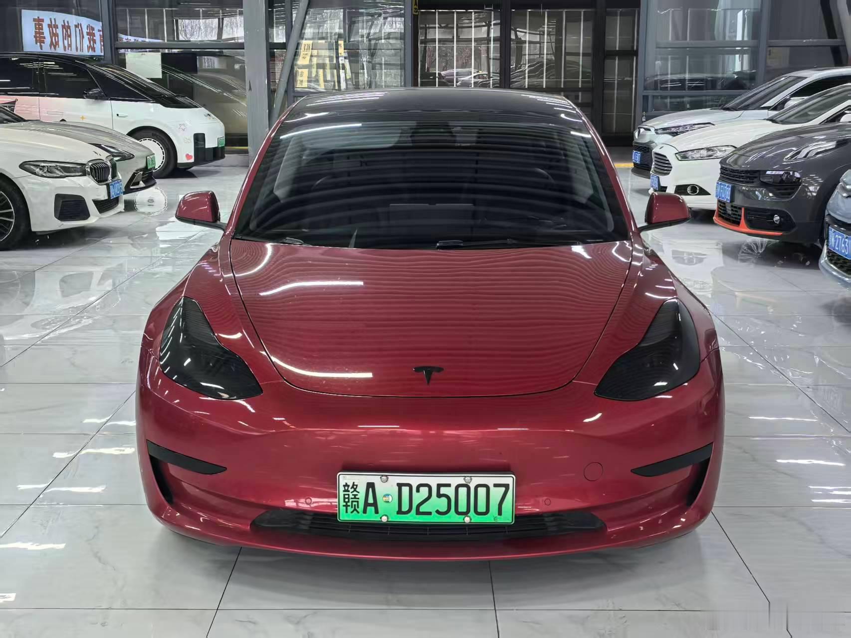 99000元特斯拉Model32021年7月上牌 10.3万公里大多数原车漆 仅