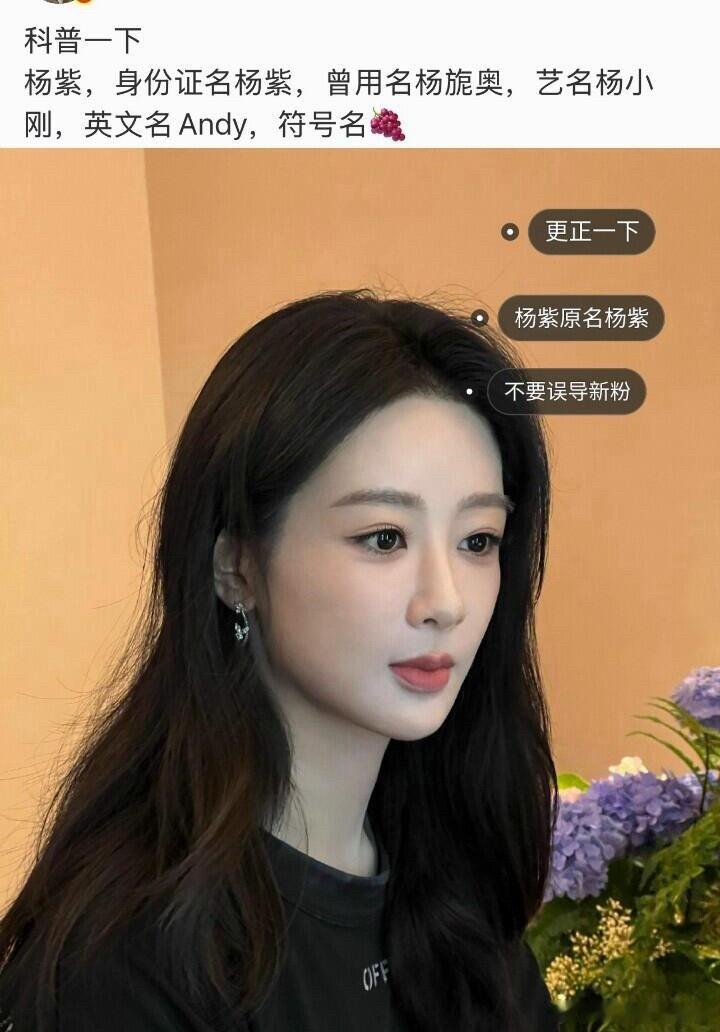 杨紫被质疑未使用原名  这下大家都知道，杨紫身份证就是杨紫，曾用名杨旎奥。