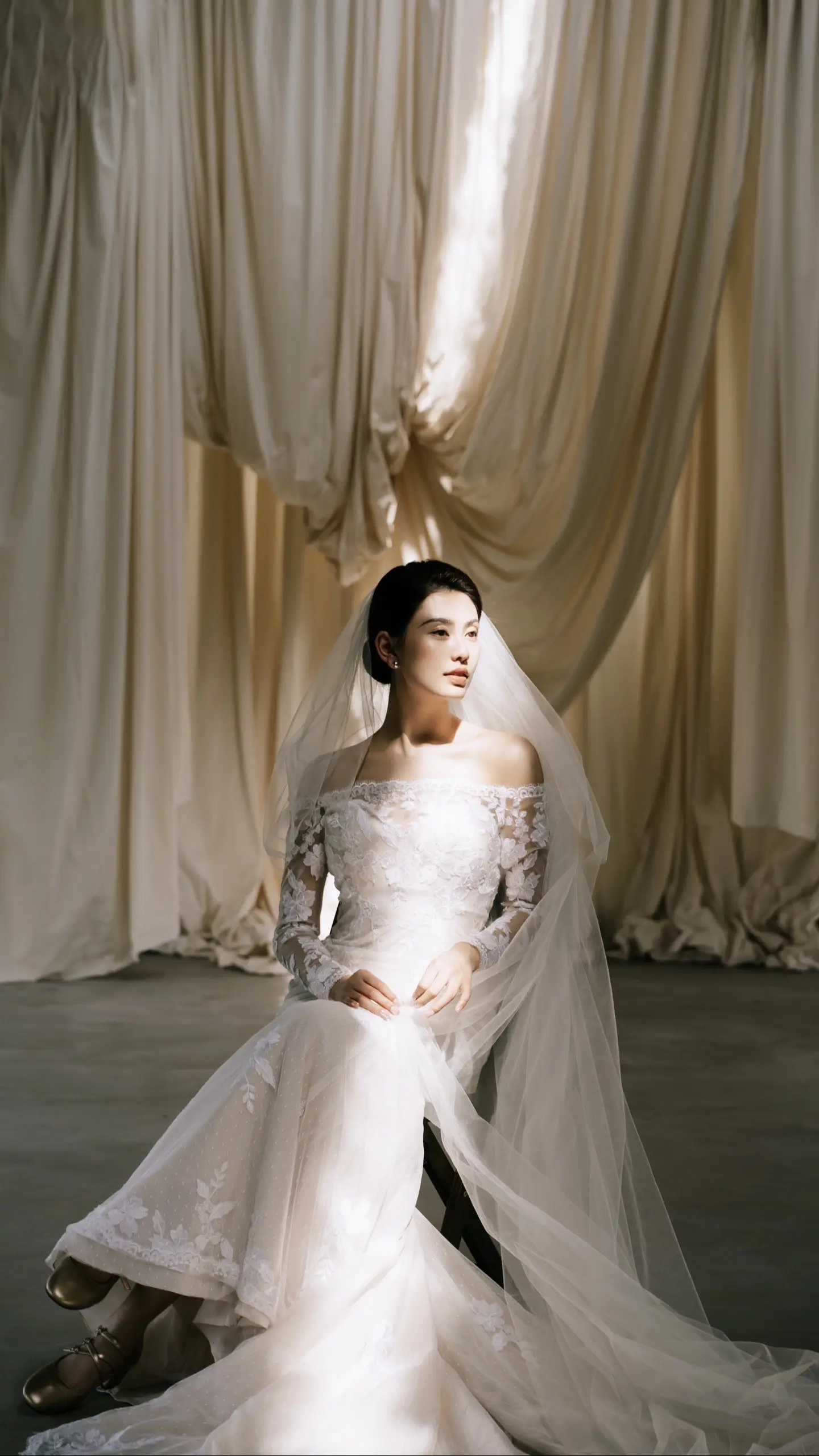 weddingdress 白纱造型 写真模特   轻写真 混血妆