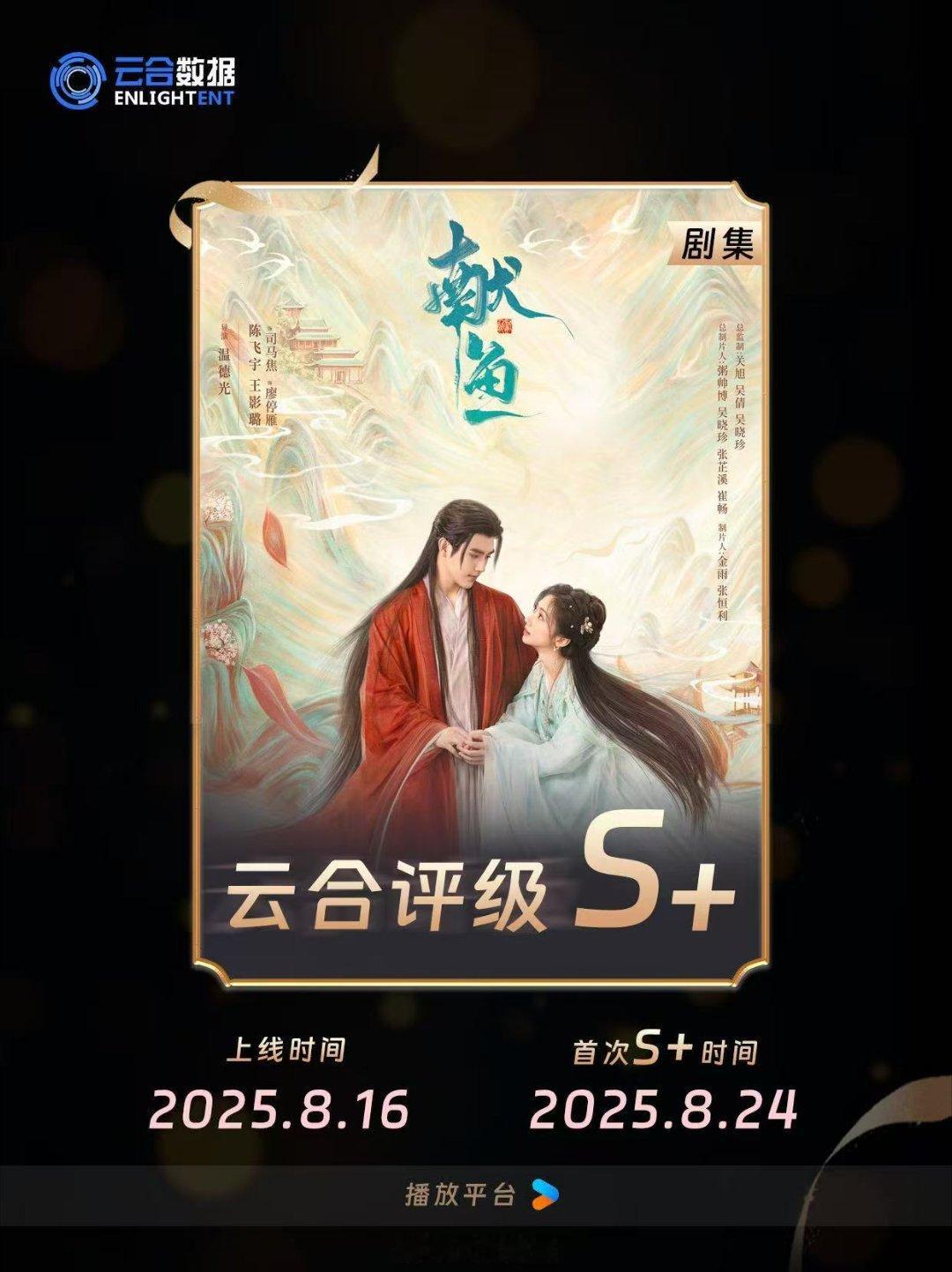 陈飞宇献鱼有效播剧阿瑟演得好，献鱼剧好看，自然成功啦！恭喜陈飞宇拿到有效剧，云合