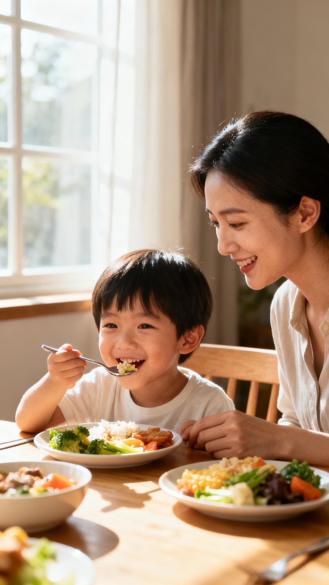 吃饭时这个常见动作，正在悄悄拖垮孩子的脾胃！很多家庭天天做

碗里的饭还剩最后几