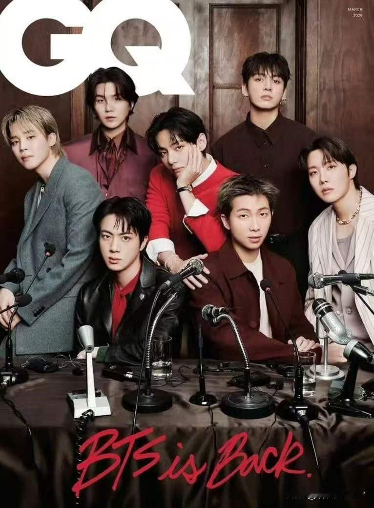 防弹少年团GQ封面画报