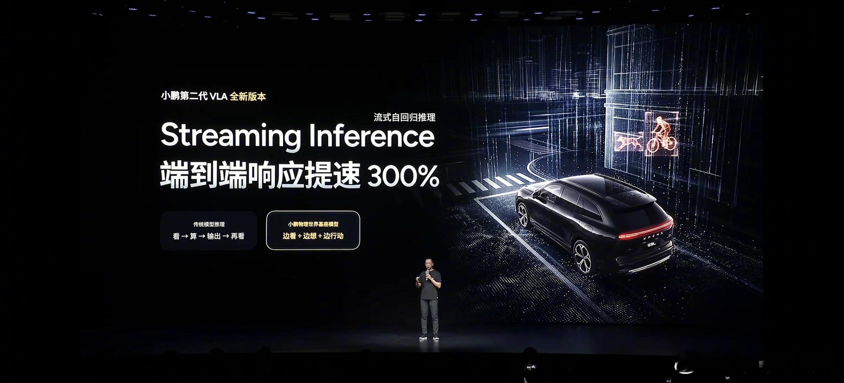 小鹏第二代VLA实现了智驾技术的全新突破，彻底跳出传统智驾“感知-计算-执行”的