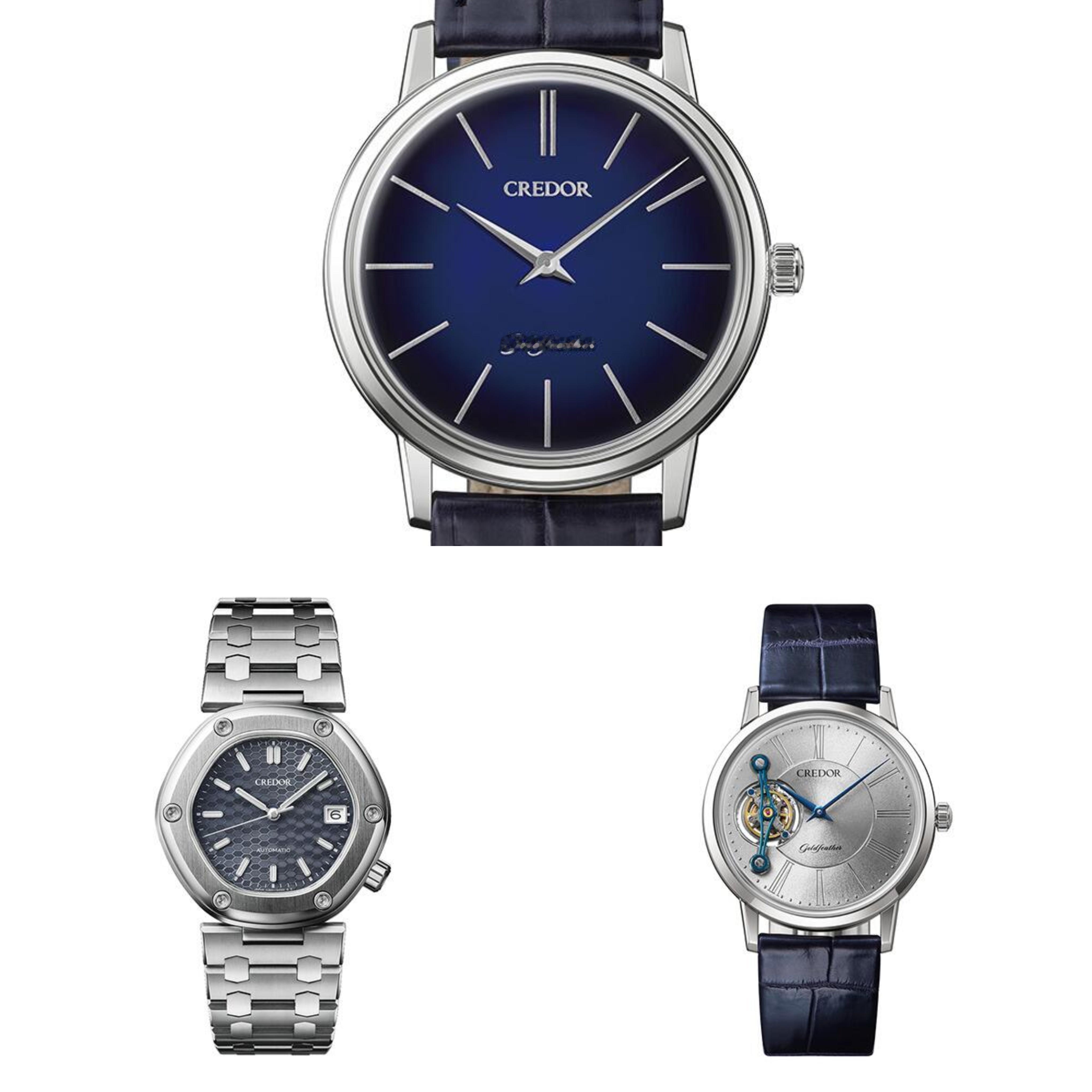 精工旗下顶级线Credor（贵朵）首次登陆日内瓦表展，一口气拿出三款重磅新作，彻