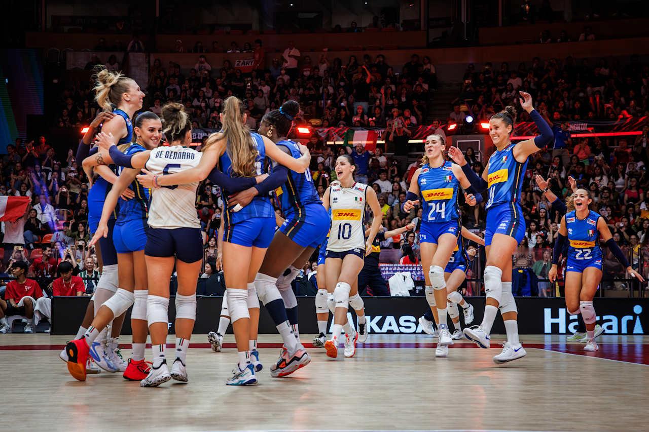🏐2025女排世锦赛四强:意大利🇮🇹、巴西🇧🇷、土耳其🇹🇷、日本?