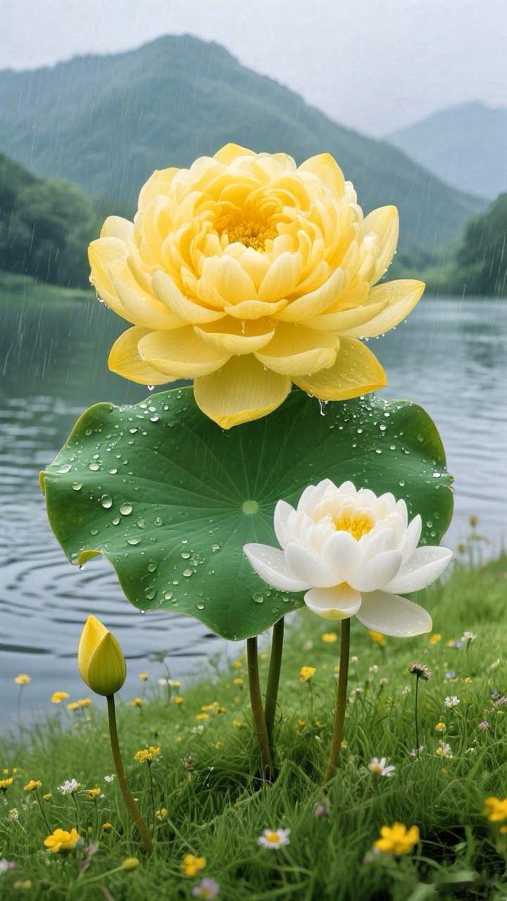 雨落清明，遥寄安康，思念未绝，步履不停，万千思念，如一缕荷香，是哀思，是缅怀，更