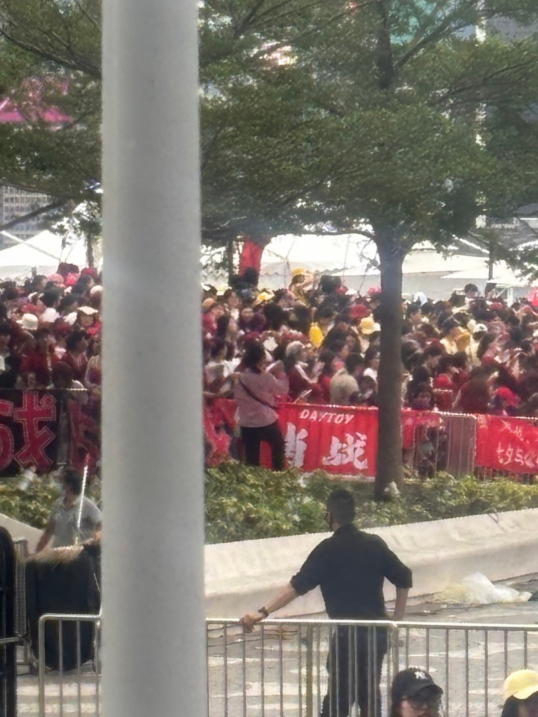 肖战香港好多虾，红成一片！太壮观了！ 