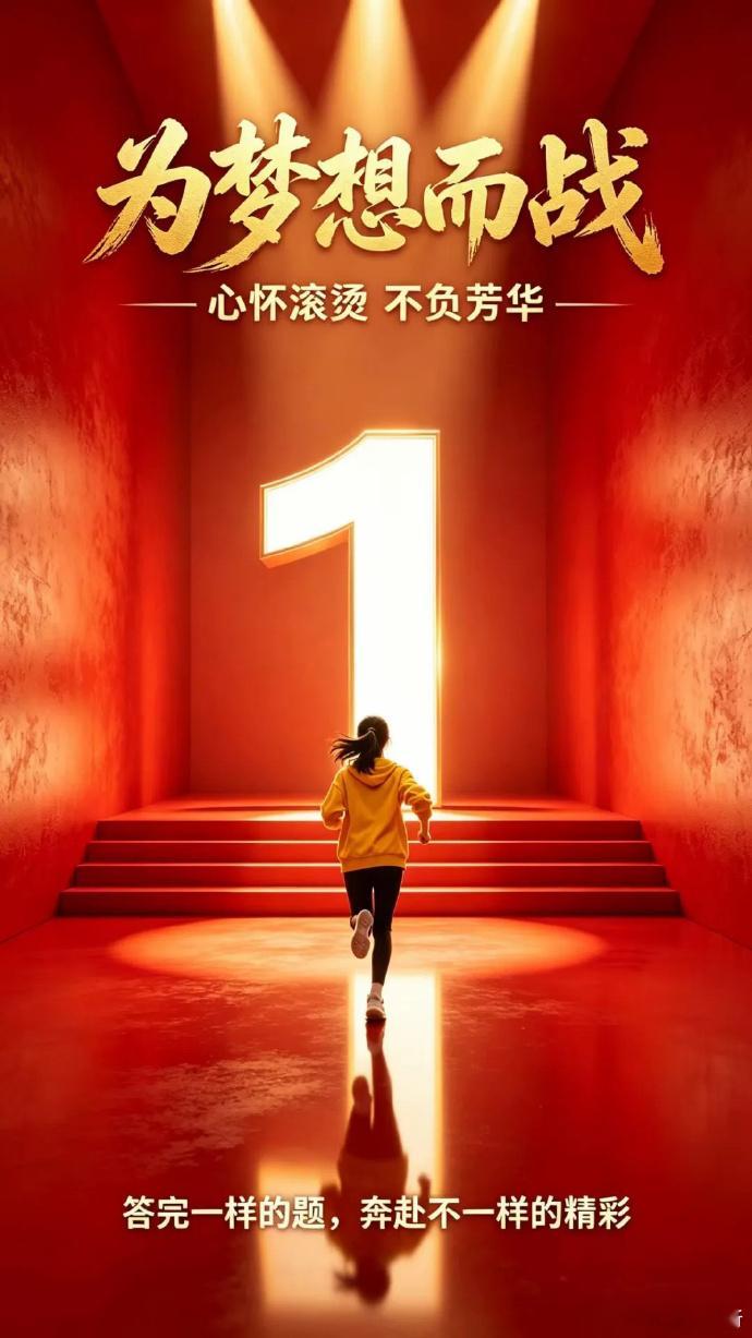 【高考倒计时22天我自一流】5月16日，高考倒计时22天，516，我一流！少年自