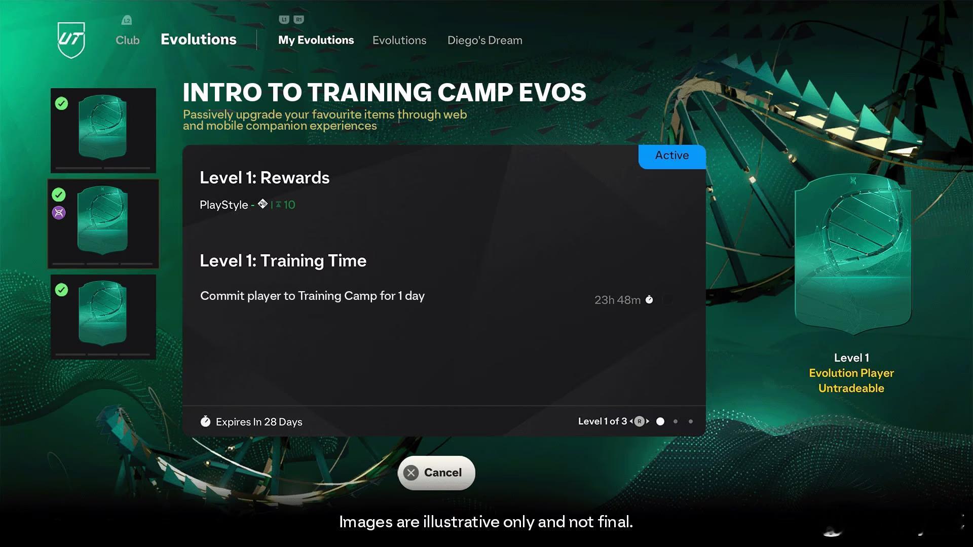 EA SPORTS发布公告：将会推出被动进化功能！关于被动进化，是指玩家可以使用