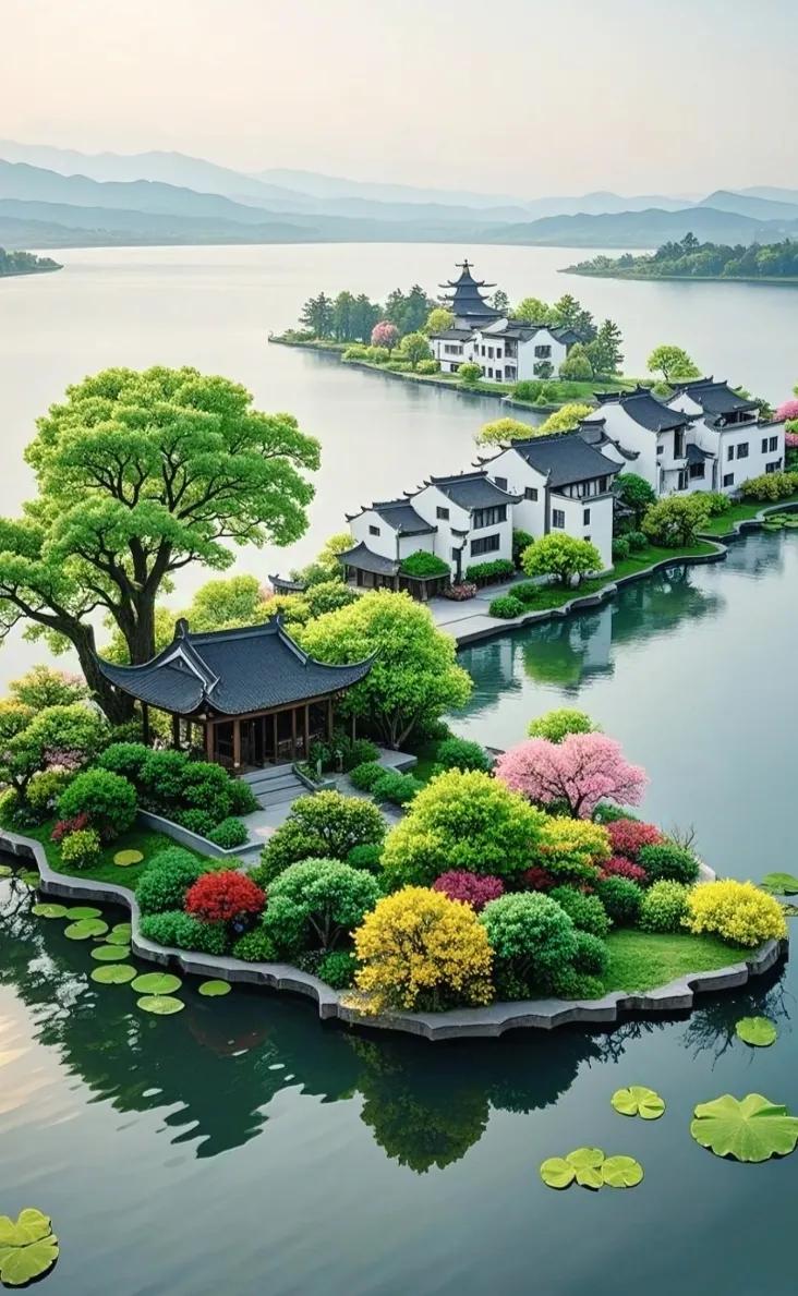 静谧的江南水乡，古韵与自然交融风景秀丽的江南 江南秋色！
