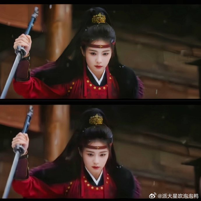 白鹿打戏镜头  我看看还有谁不知道唐宫奇案在👖定档的，咱就是说2月5日不见不散