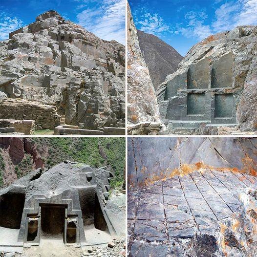 秘鲁Ollantaytambo的采石场为印加工程提供了一个非凡的证明,特点是非常