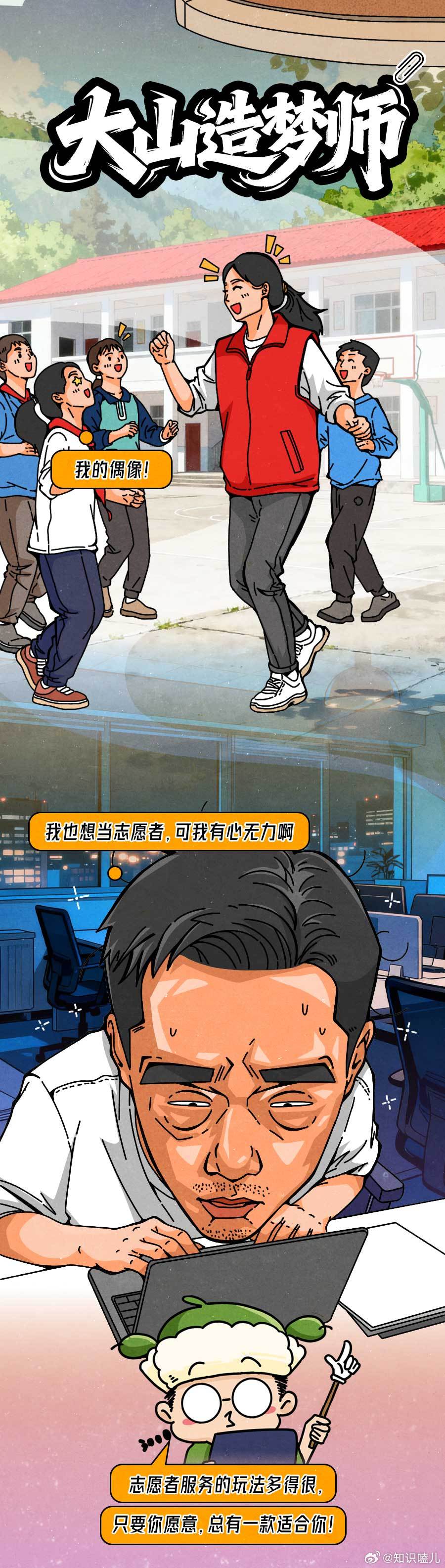 【国际志愿者日】你躲开的每一个寒冬，都是别人在替你暖热科普漫画今天是国际志愿者日