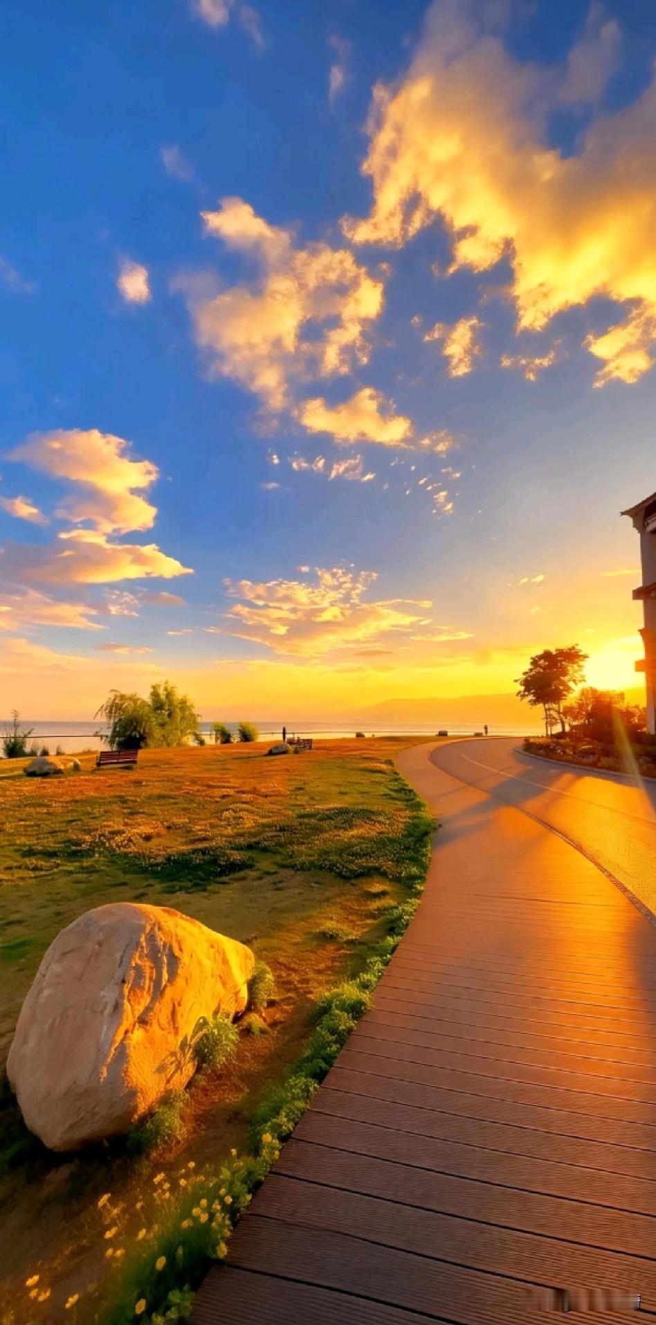 《心宽天地阔，境转福自生》

蚁行石前叹巨嶂，鹰扬峰顶笑云低
心狭尘寰皆荆棘，胸