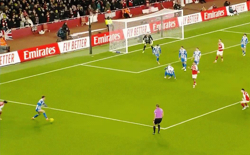 因卡皮耶猛地一批！阿森纳vs布莱顿 英超联赛 阿森纳