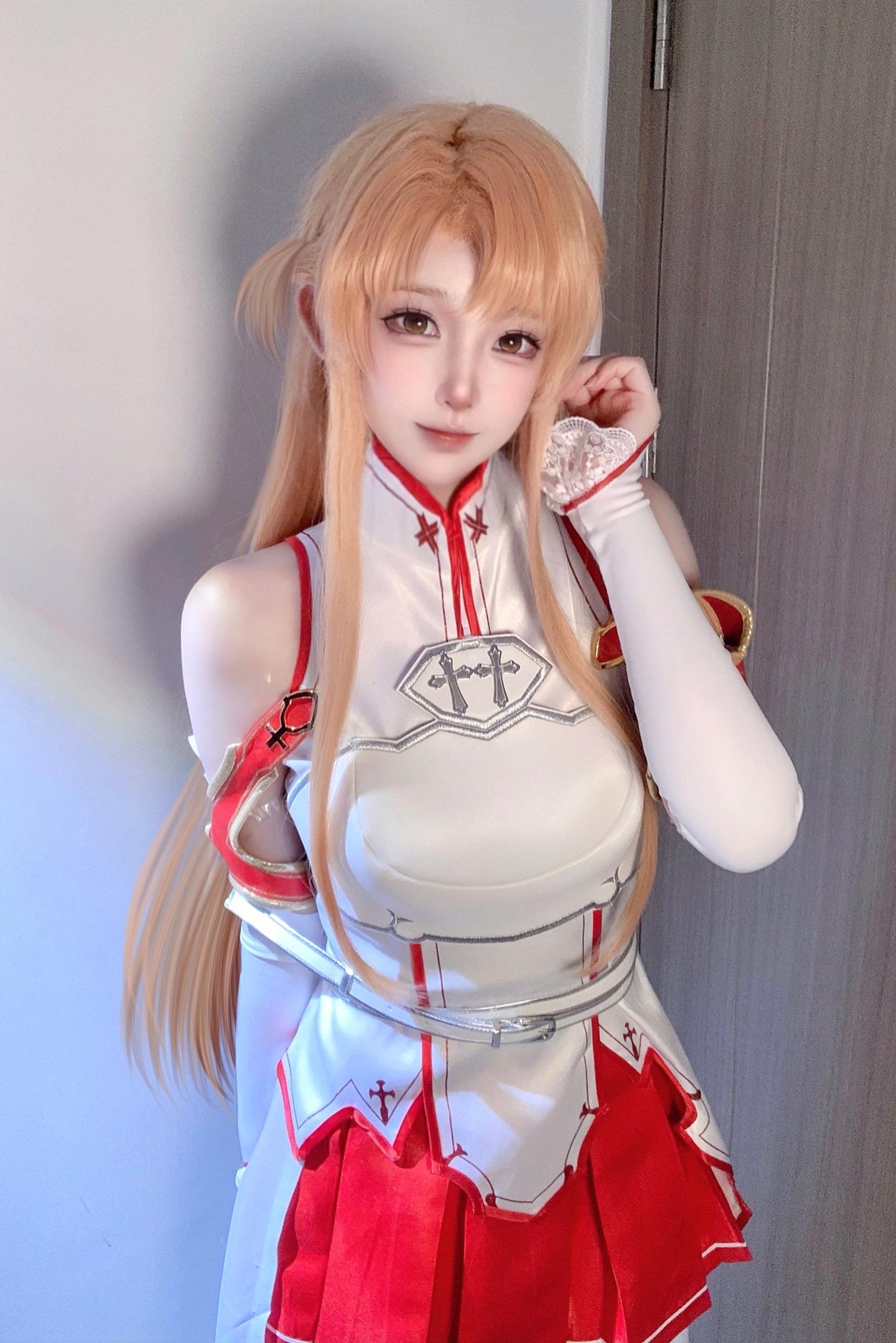 亚丝娜 刀剑神域 结城明日奈 cos