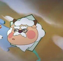 慢羊羊慢羊羊 这样看村长还挺可爱的