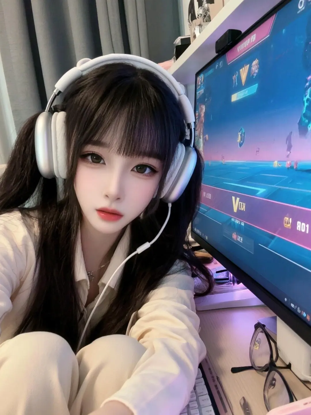 开黑 少女音 电竞少女 打游戏 电子竞技没有爱情