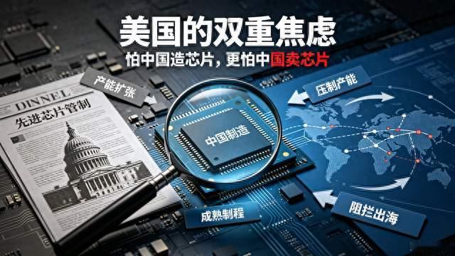 美国两大芯片焦虑：怕中国大规模造芯片，更怕芯片大量出口