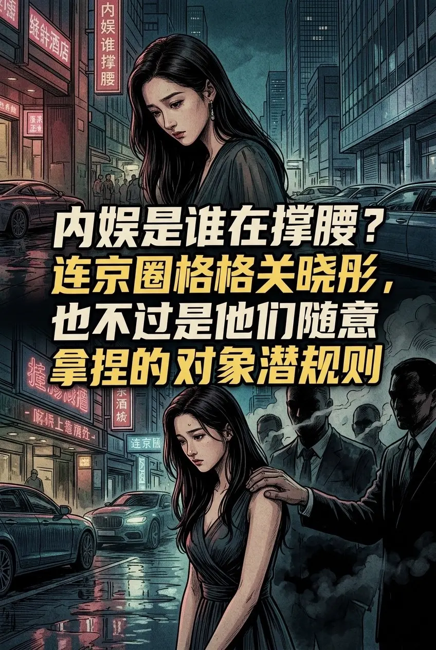 内娱是谁在撑腰?连京圈格格关晓彤，也不过。是他们随意拿捏的对象潜规则
