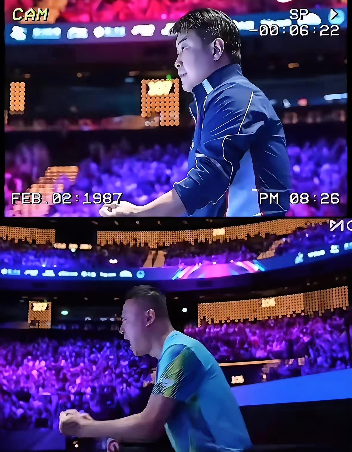 果然还是男人更懂体育！

我问我老公，

最新的乒乓球比赛中，你觉得谁会更紧张？