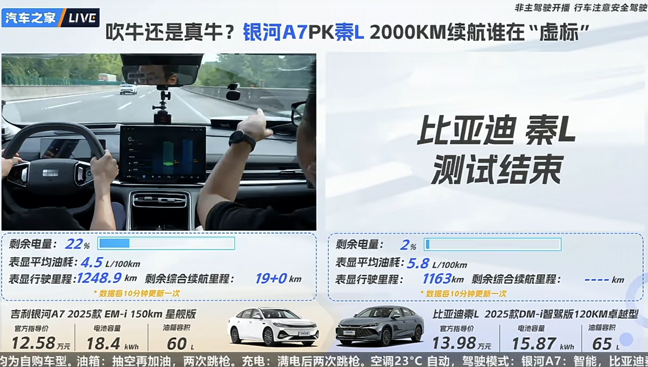 吉利银河这款车的续航里程看着也很强呀！ ​​​