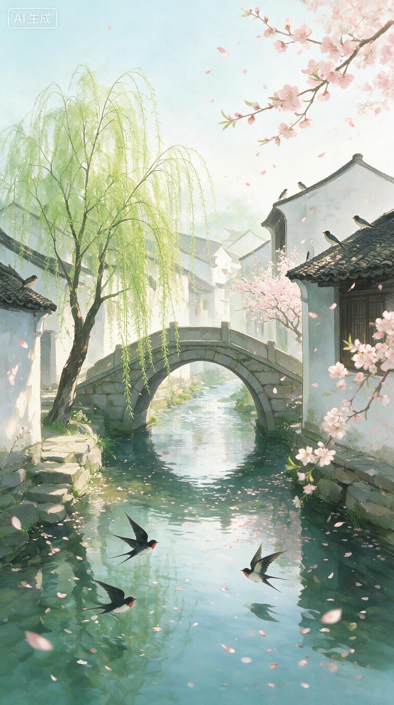 诚邀下联
下联：秋来月满窗
上联：春去花辞树
注释解析
  1. 对仗逻辑
上联