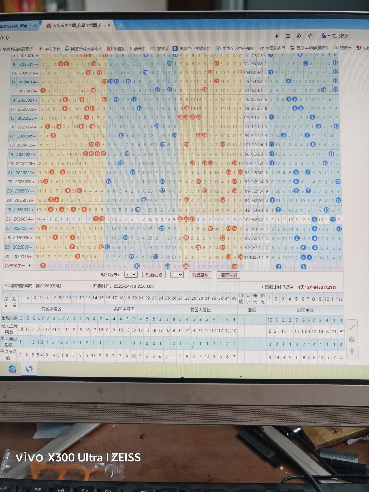 大乐透26039期
02   18   23  26  34 +02  06