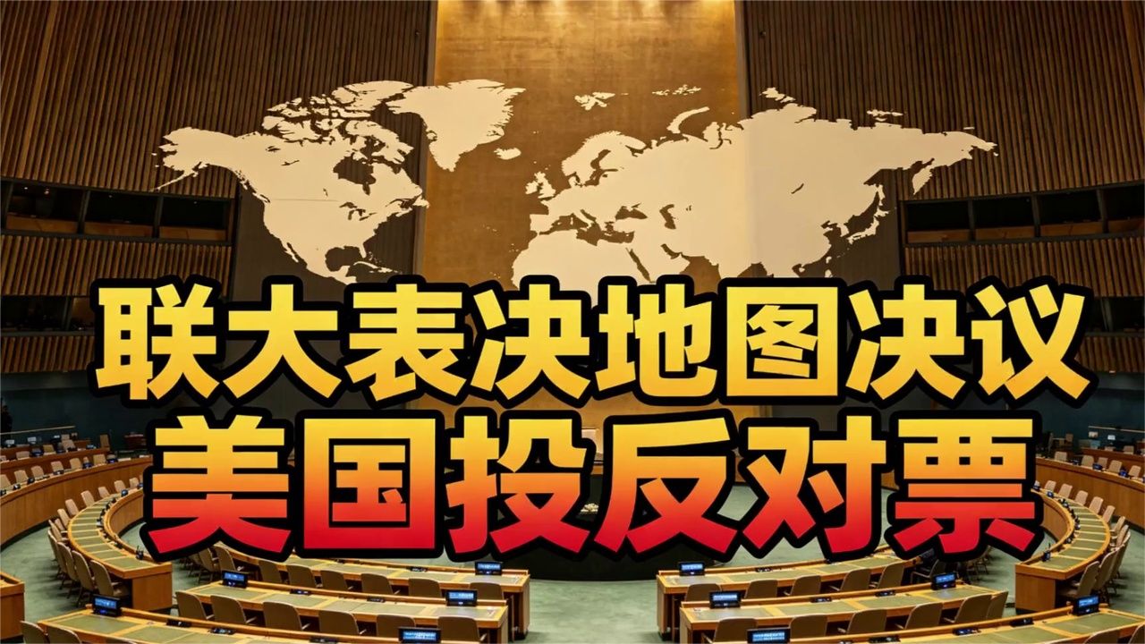 联大表决地图决议，美国投反对票
