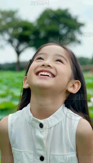 快乐的小女孩

在散步的路上
看见一个五六岁
天真可爱的小女孩
头上扎着小蝴蝶辫