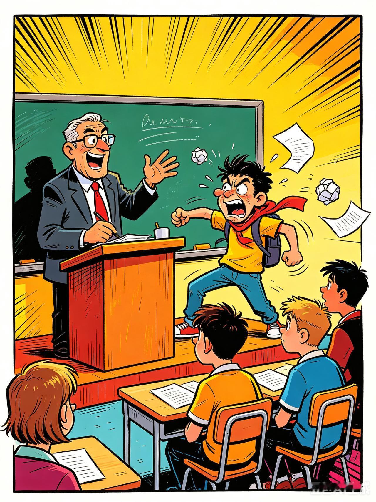 学生破坏课堂纪律，你会怎么处理？评论区聊聊
当课堂上总有学生故意讲话、捣乱、影响