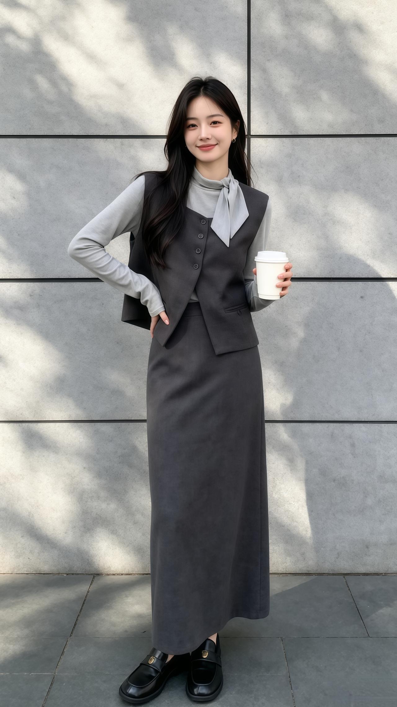 韩系通勤ootd 日常穿搭分享 通勤穿搭参考 韩系穿搭秋季穿搭