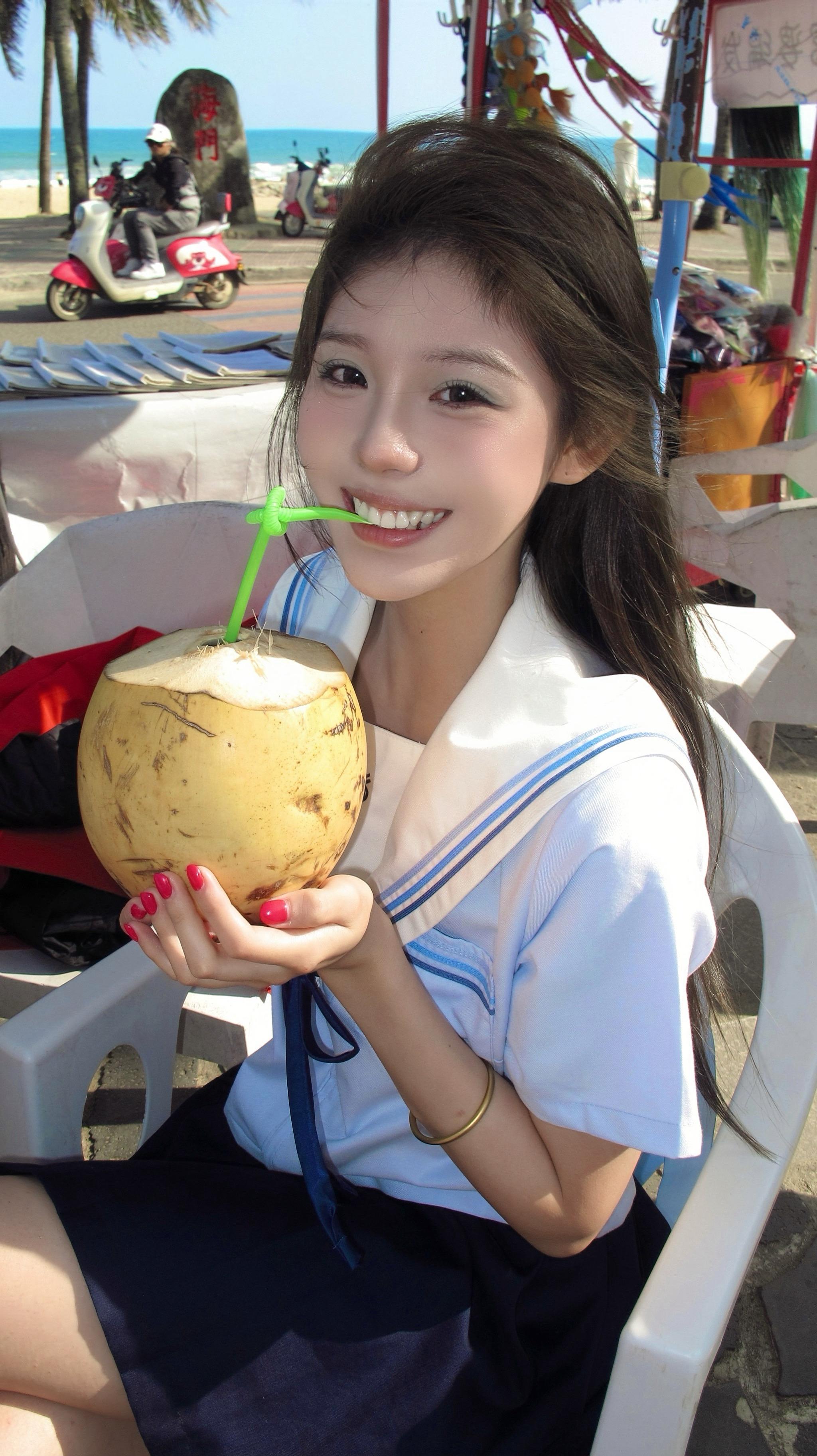 你眼睛会笑 弯成一条桥
