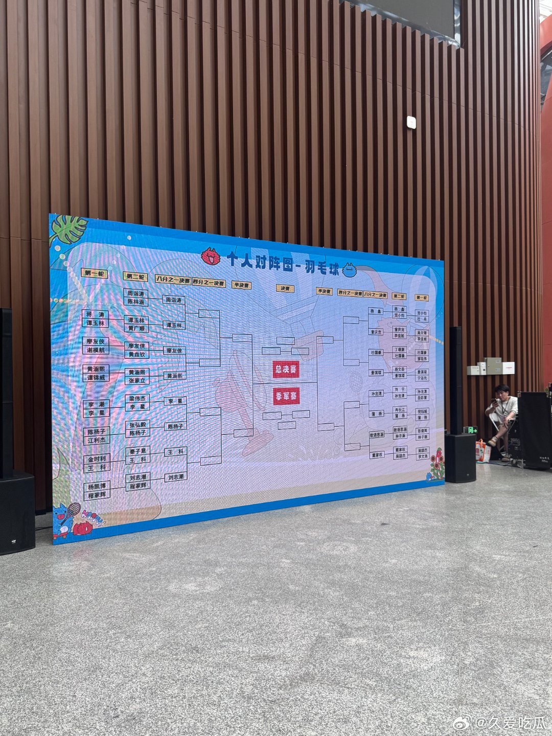 2026康平路运动会 羽毛球最新晋级图 