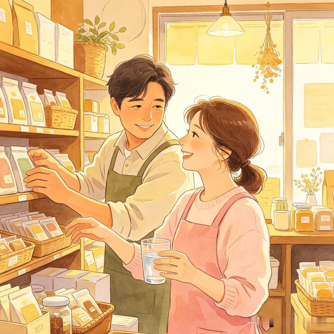 今天我在商场赚了50多块，钱不多，但很满足。

最近这段日子，我每天都跟着薇姐一