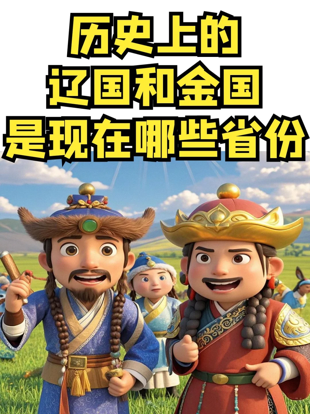 历史上的辽国和金国，是现在的哪些省份？