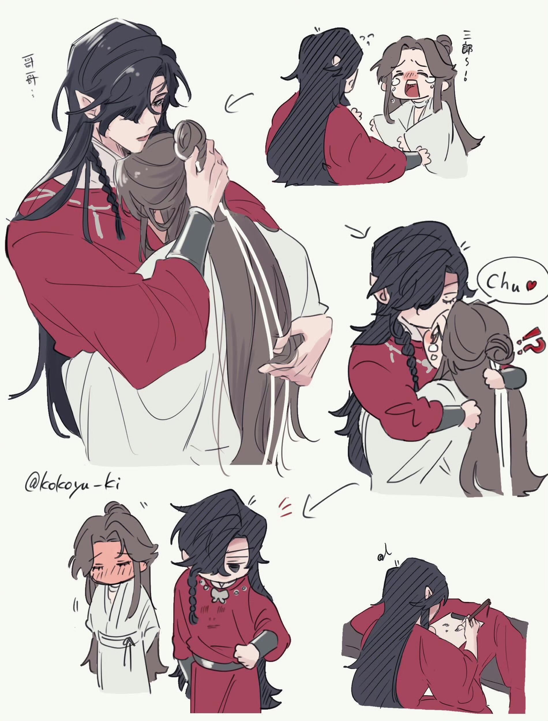 跑来求安慰的怜怜[期待][期待]好萌啊！花怜 cz：kokoyu_ki ​ ​​