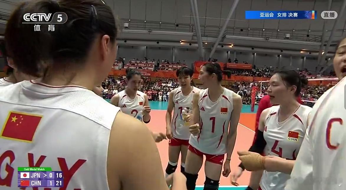 吴梦洁已经砍下15分（26扣14中1发）中国女排vs日本女排中国女排亚运会 ​​