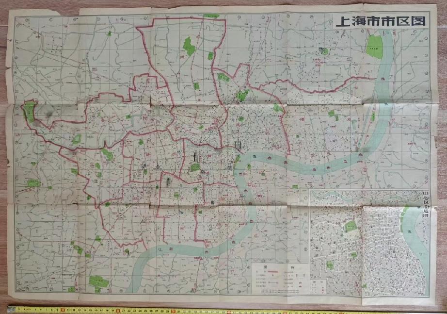 1960年上海市交通图