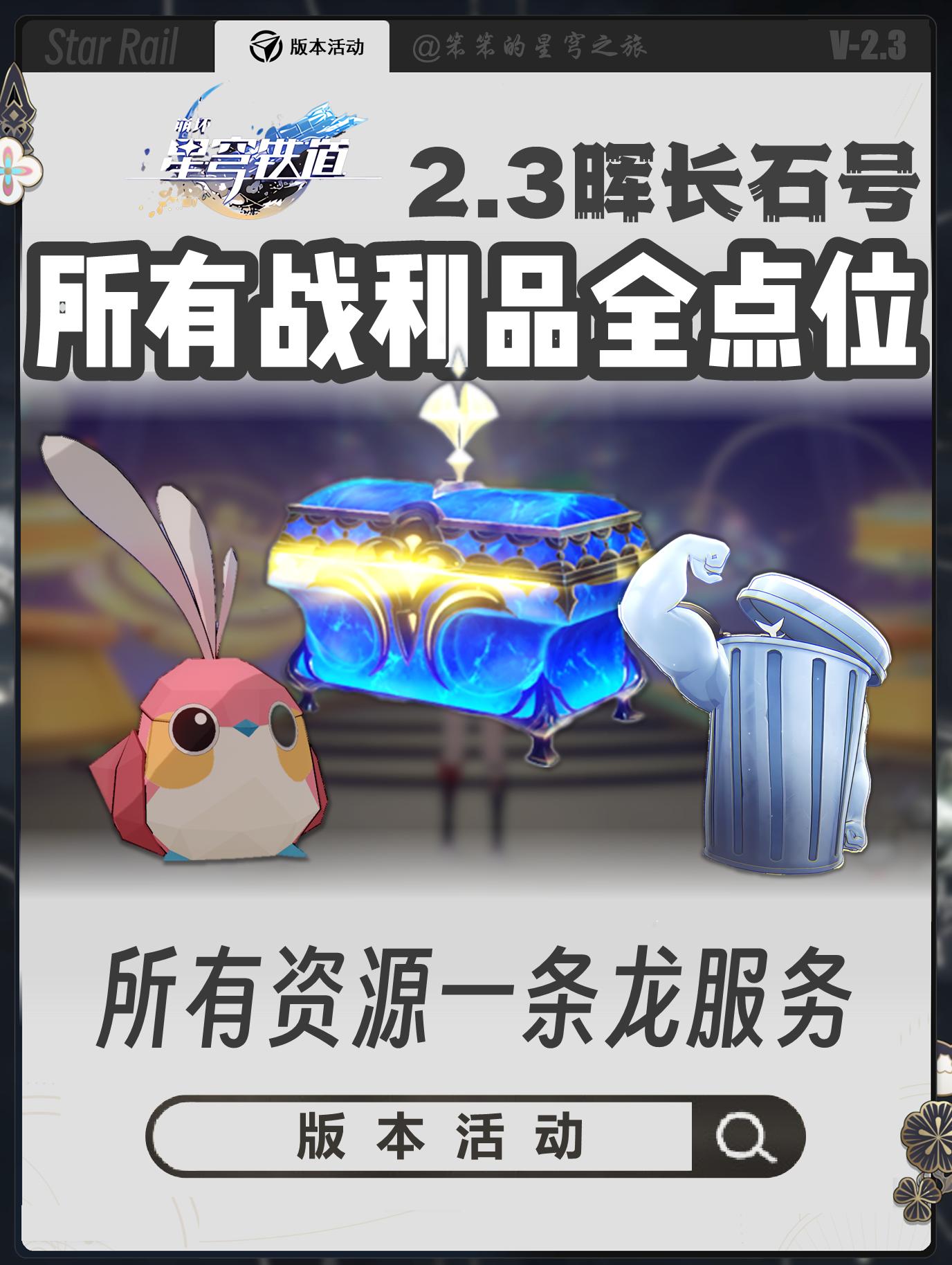 2.3版本所有资源点位标注。🐱大家好，我是笨笨的铲屎官 今天给大家带...