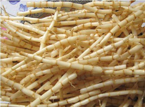 去超市买菜，看到货架上有茅草根儿，这本是过去农村孩子每年春天在河边地头的茅草地里