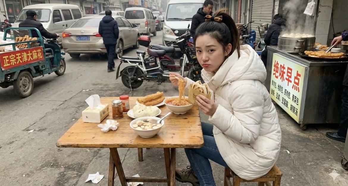 这幅图是Ai做的最天衣无缝的一张图。一切都是很自然，主要是文字一点都没有变形，我