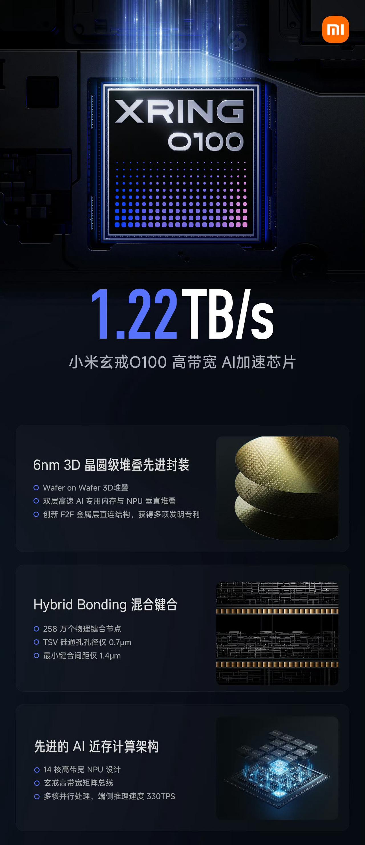在小米这次三款自研芯片齐发的阵容里，玄戒O100的技术分量，其实比跑分亮眼的旗舰